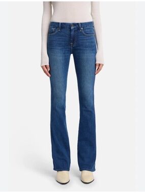 7 FOR ALL MANKIND "A' Pocket Boot Cut Jeans in Anthem Blue Womens sz 26